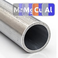 Дюралевая круглая труба 12x1 мм ВД1 ГОСТ 23697-79
