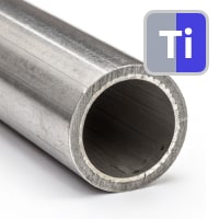 Титановая круглая труба 25x1.5 мм ВТ1-0 ГОСТ 24890-81